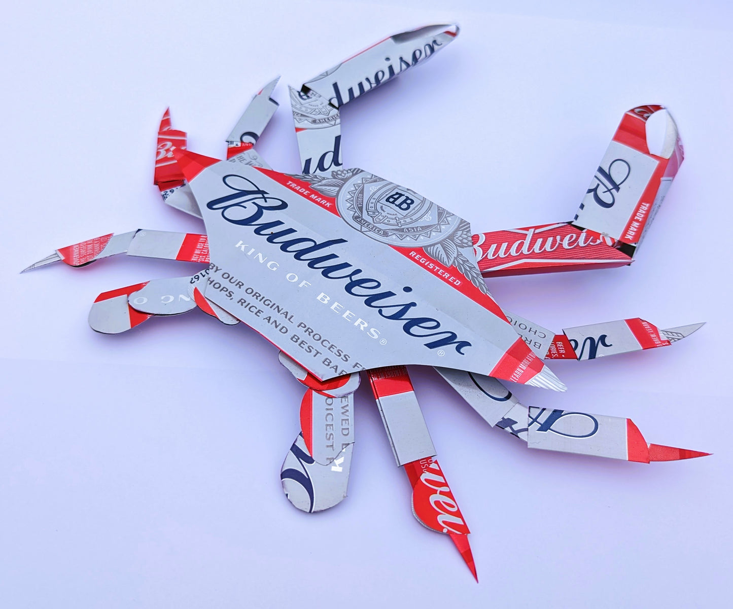 Budweiser Beer can crab