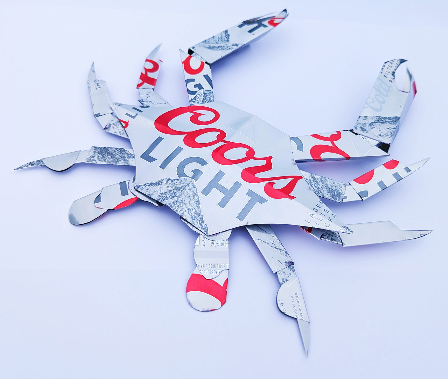 Coors Light Beer can crab