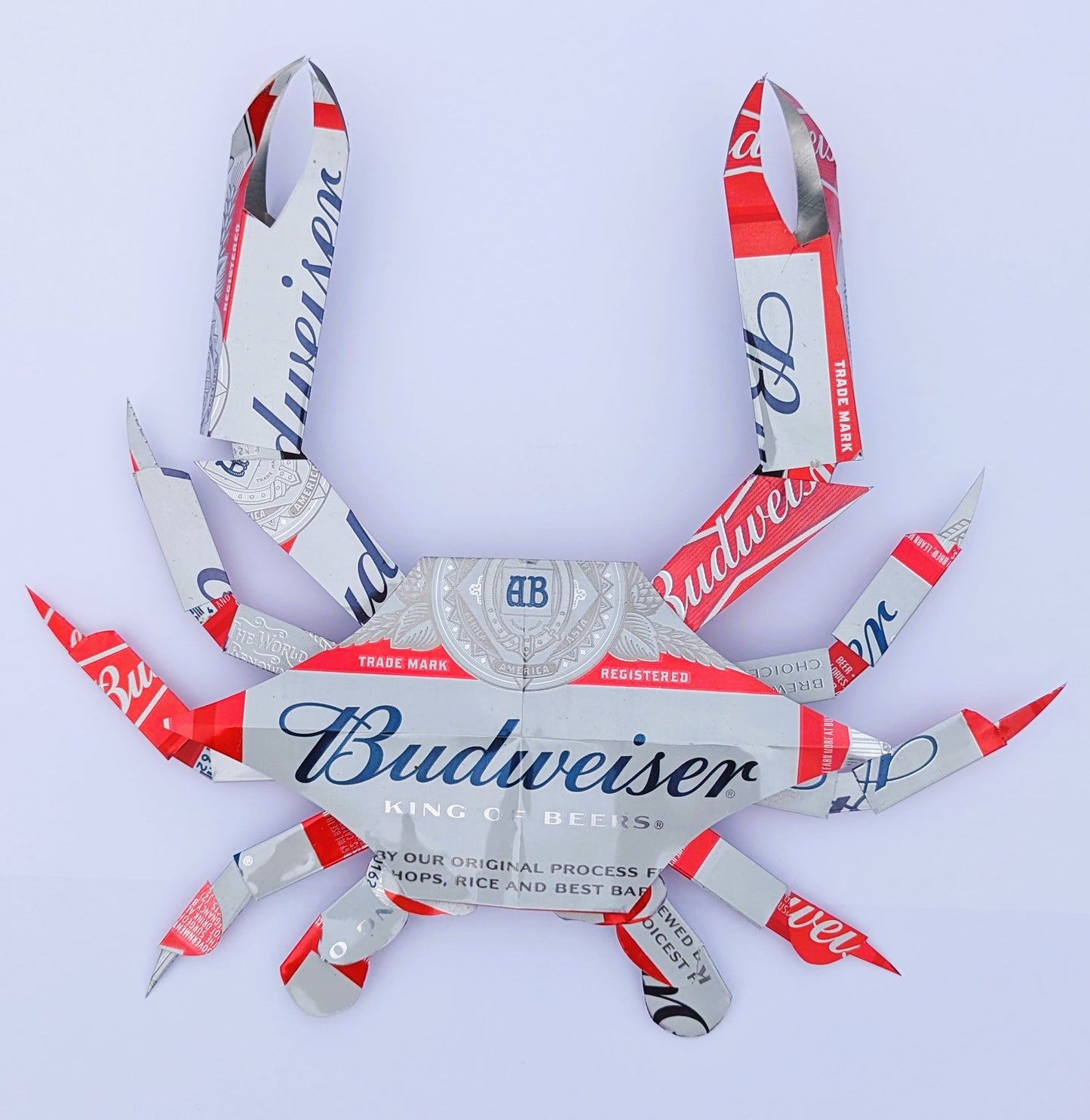 Budweiser Beer can crab