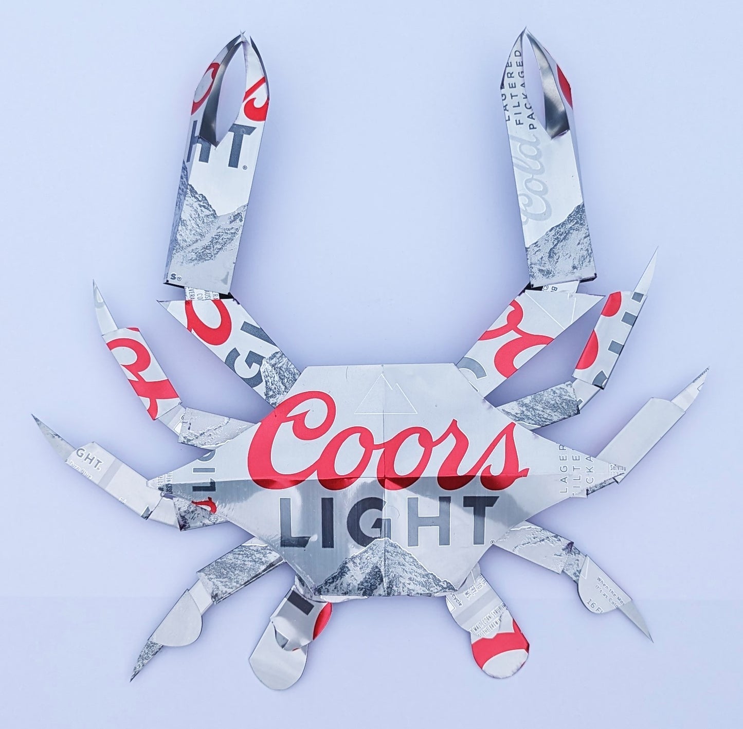Coors Light Beer can crab
