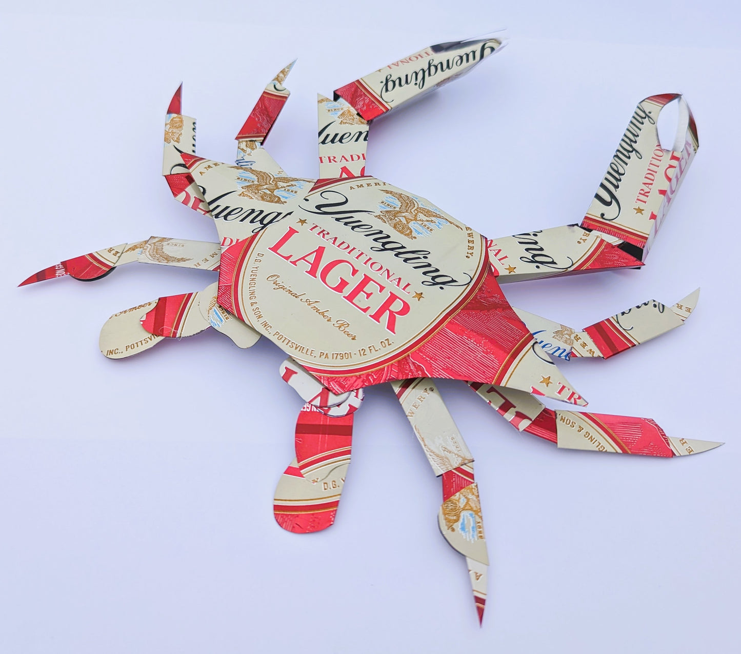 Yuengling Beer can crab