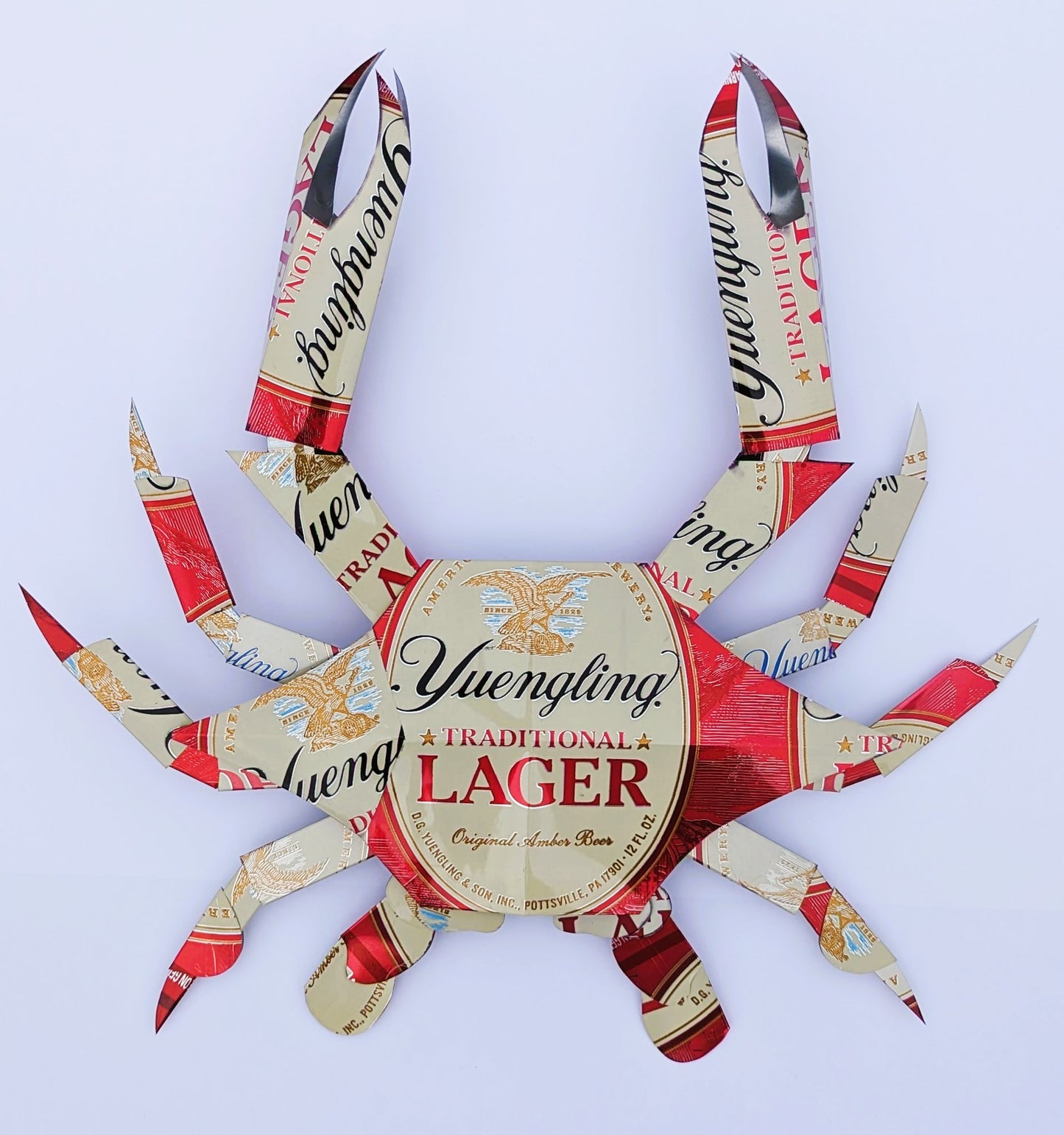 Yuengling Beer can crab